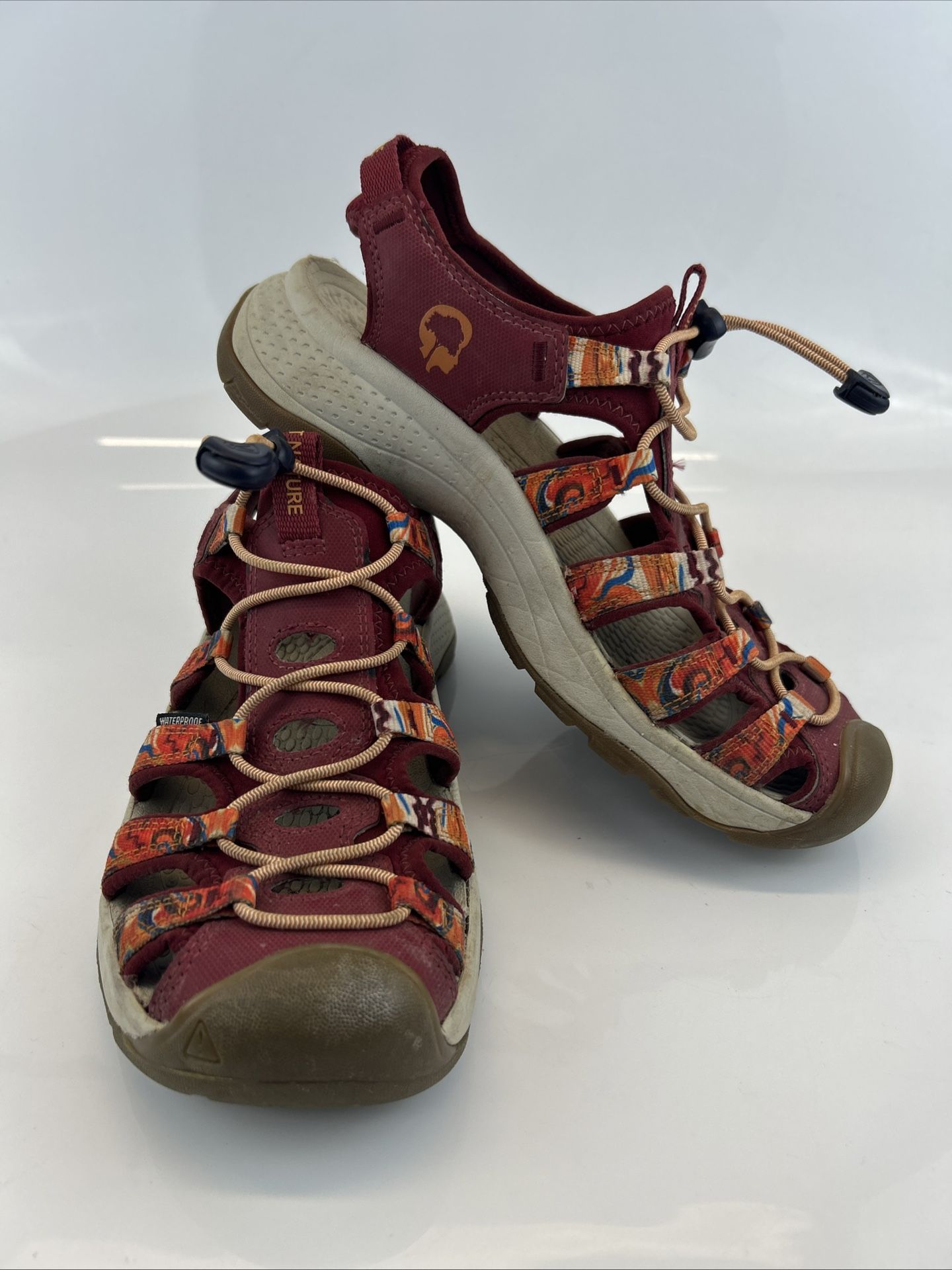 Keen Newport X Outdoor Afro Womens Size 7.5 US Sandal Maroon Red KDR-PRH 011121