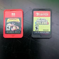 Nintendo switch games 2 and 1
