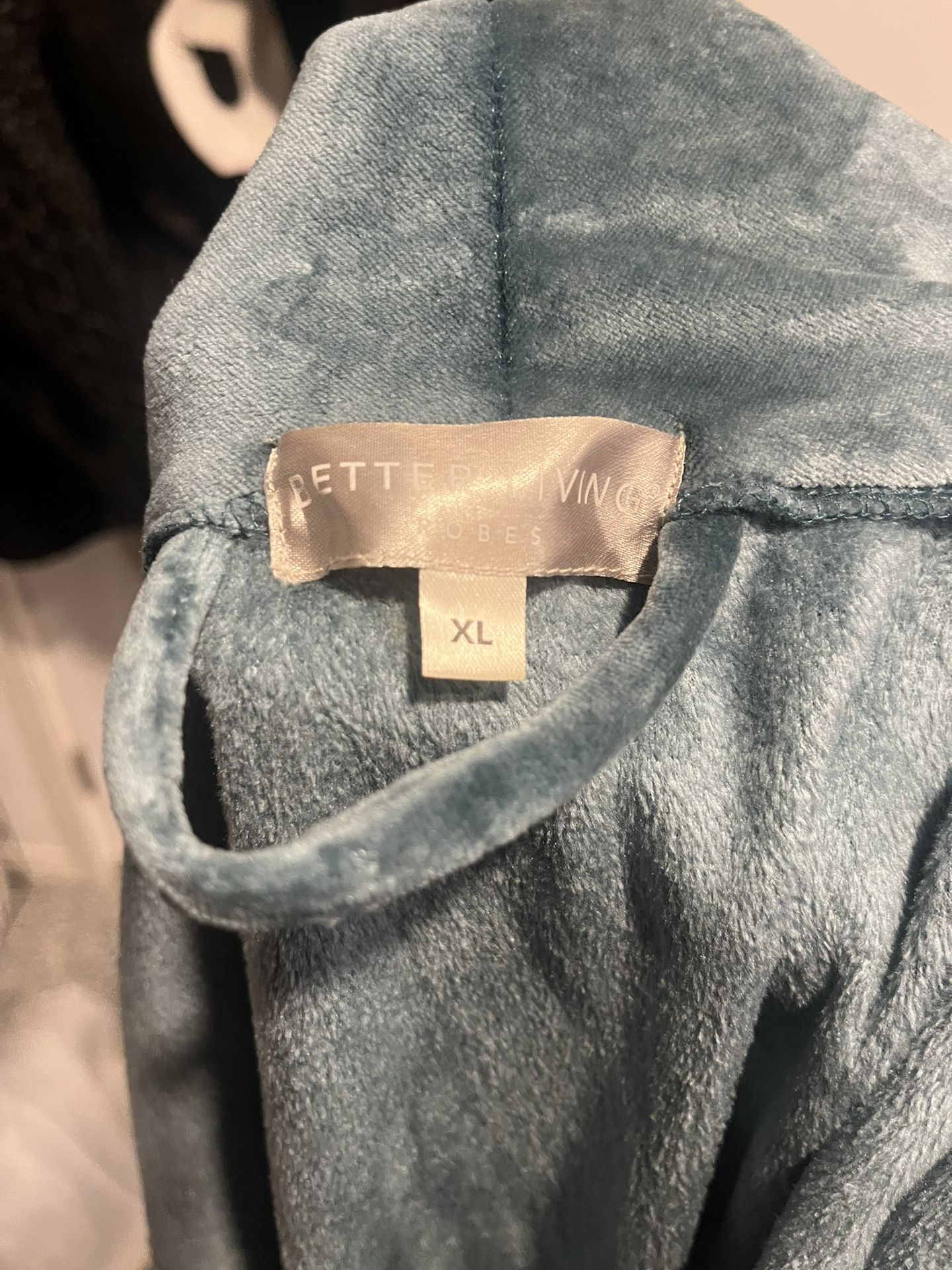 cute light blue plus size robe
