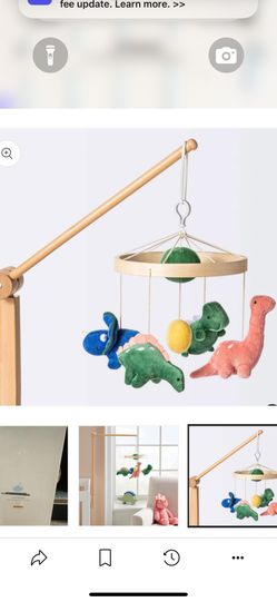 Dinosaur Mobile Crib Toy