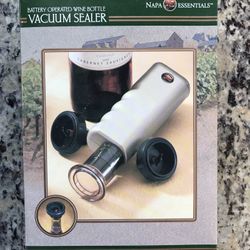 Battery operated wine bottle vacuum sealer – brand new