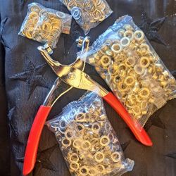 eyelet plier, tool kit, 