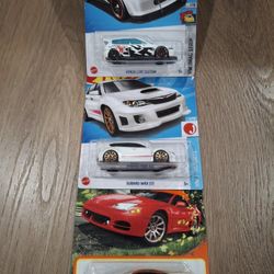 Hotwheels Matchbox Mitsubishi Honda Subaru $6 for all