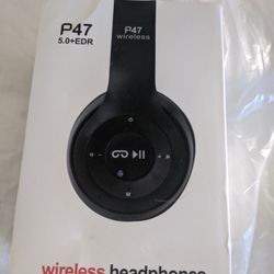 Wireless Headphones, MP3 Player, FM radio