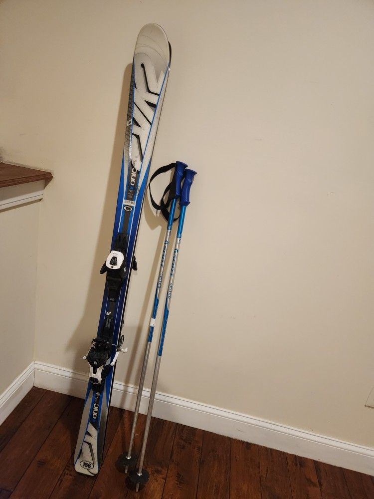 K2 Konic Skis With Poles.