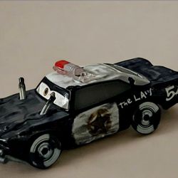 Disney Pixar CARS APB #54 THE LAW CRAZY 8 RACER 1:64 DIECAST