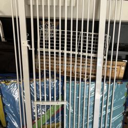 High / Tall Pet Gate with Small Pet Door