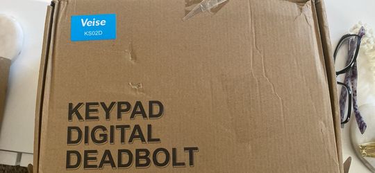 Veise Fingerprint Keyless Door Lock Matte Black - KS02D