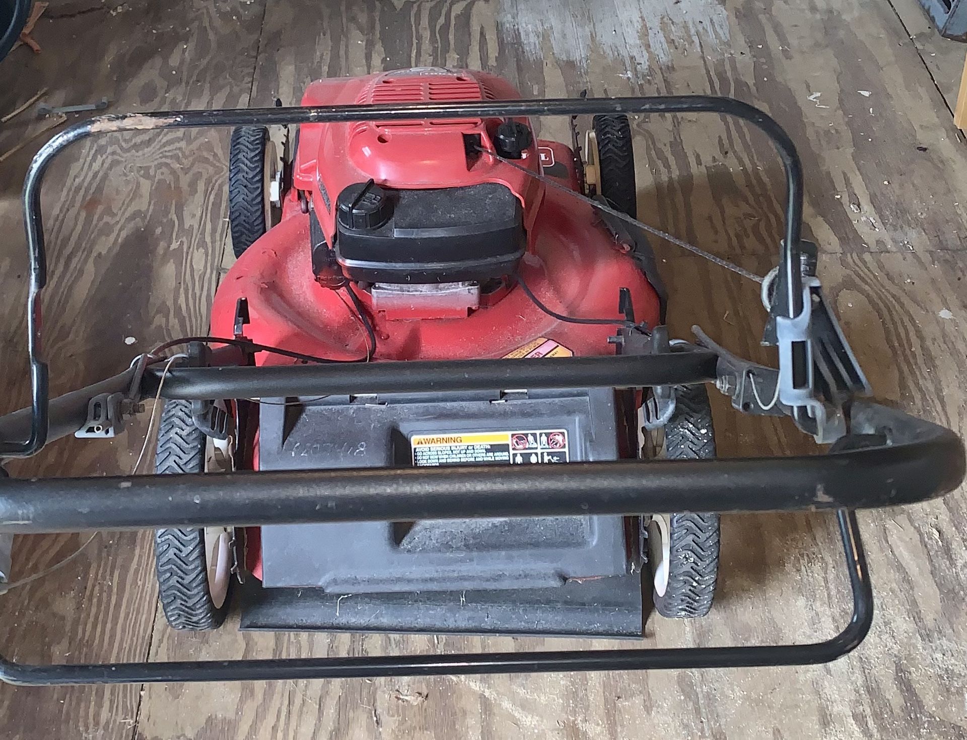 TORO 6.5hp Self Propelled Lawn Mower ASIS Needs Carburetor Rebuild