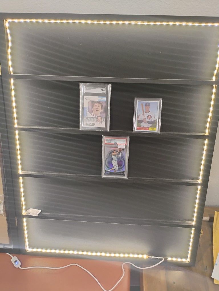 LED Sportscards Pokemon Showcase Display Case BRAND NEW!