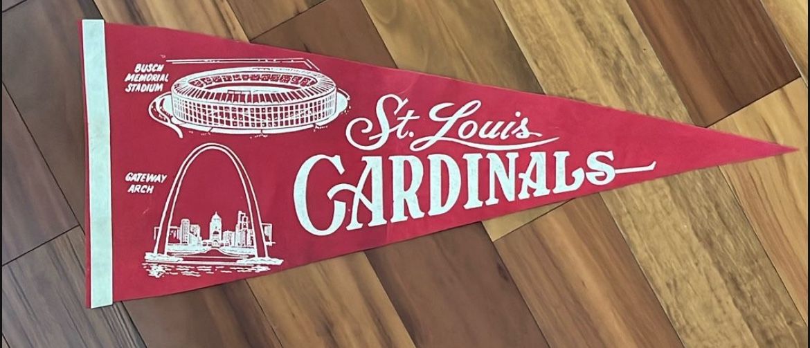 1960’s St Louis Cardinals Vintage Baseball Pennant