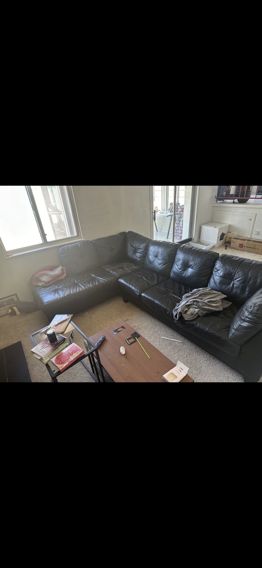 Leather Couch For FREE