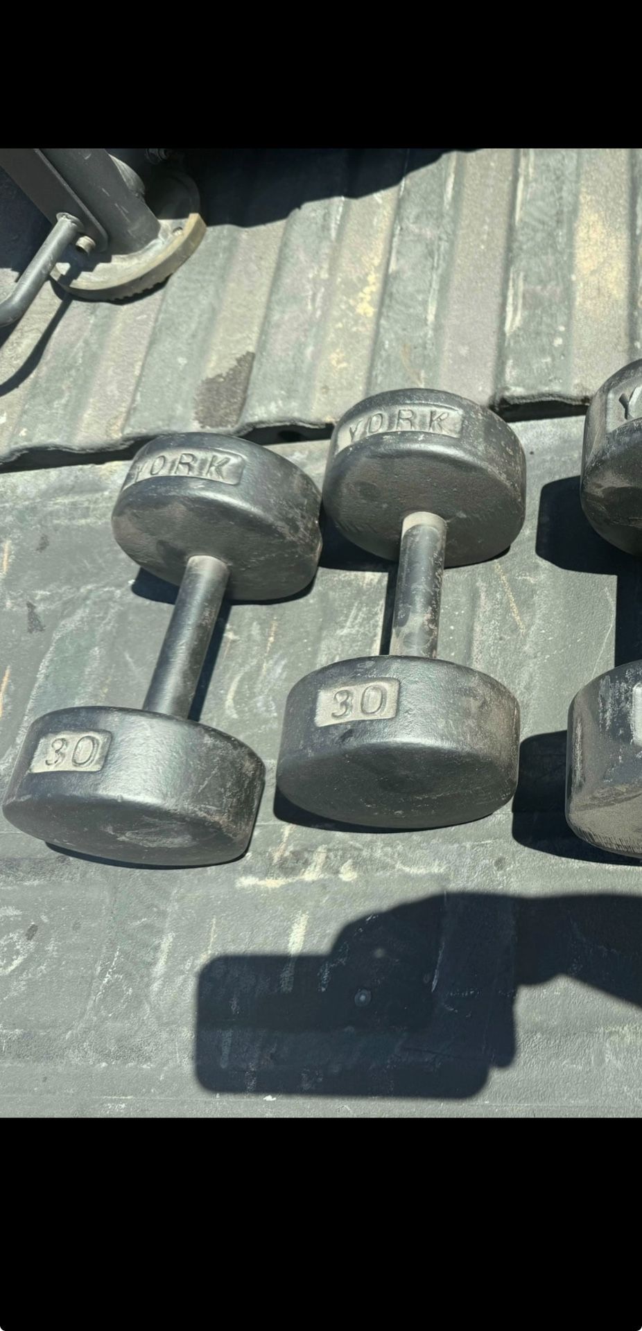 Vintage York Dumbbells