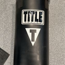 TITLE  Boxing Heavy Bag $150