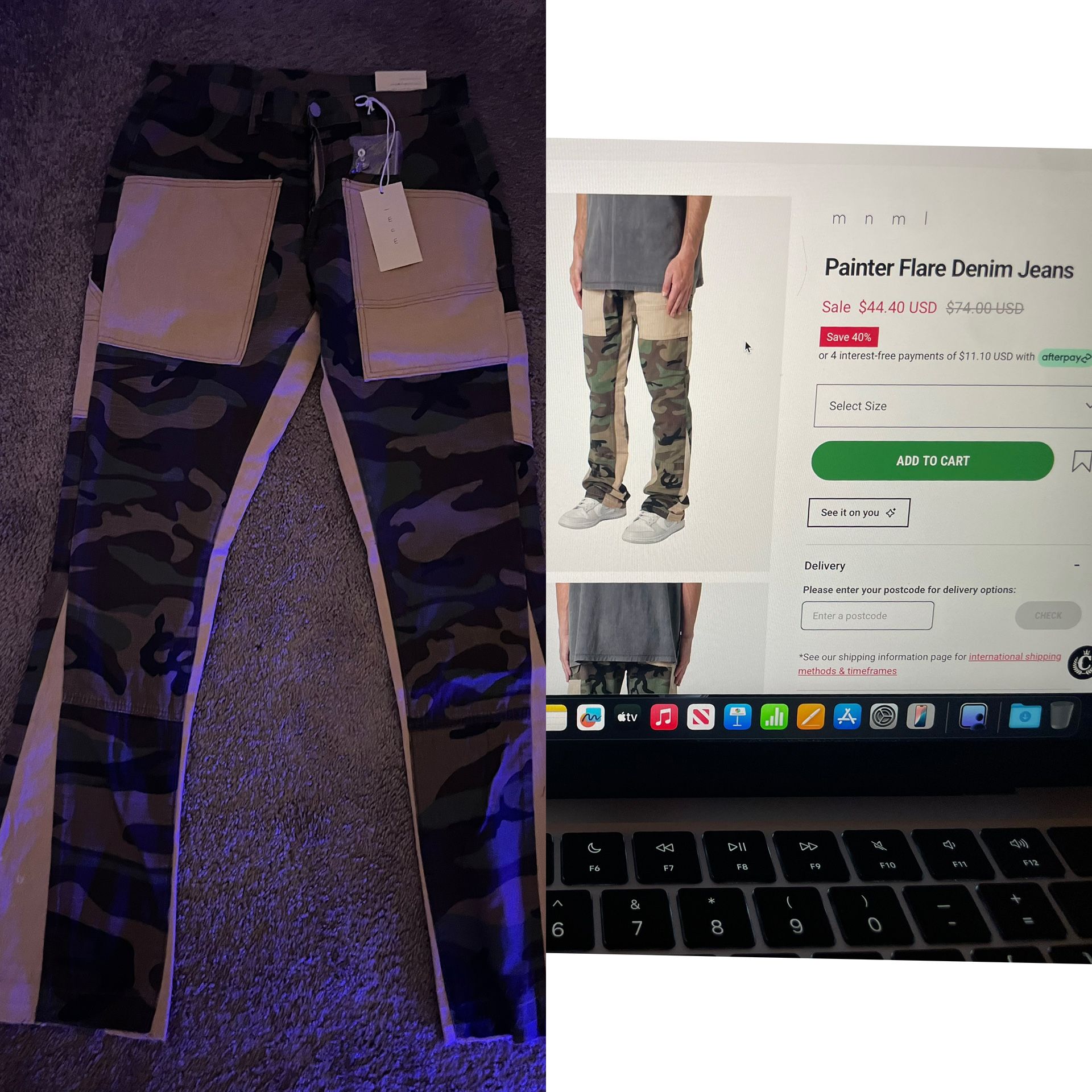 MNMl Camo Jeans