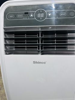shinco 8,000 btu portable air conditioner manual
