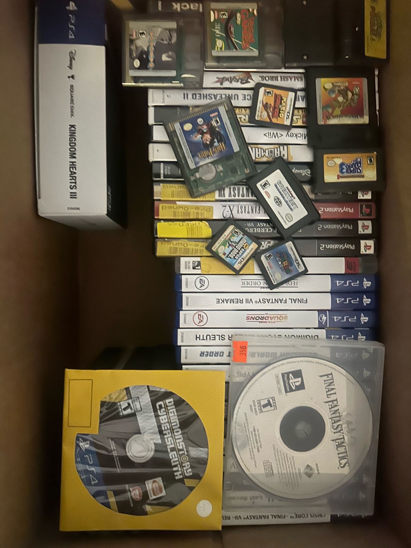 Gaming Collection (Wii, Ps2, PS3, PS4 Consoles… Lots Of Games Including Nintendo DS, GBA, GBC, Xbox, Xbox360, Ps1/2/3/4 Sell As Whole Or Individually)
