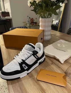 Lv trainers black and white Men’s (size 12)