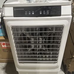 Evaporative Air Cooler, 3100 CFM, 135° Oscillating Swamp Cooler with Adjustable 3 Speeds and 12 H Timer, 9 Gal Portable Air Cooler for 950 Sq.ft, Indo