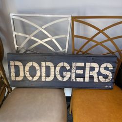 Dodgers wall art Officially licensed MLB 10x30” Excellent condition 