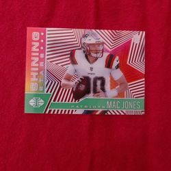 Mac Jones Shining Star Rookie Card 