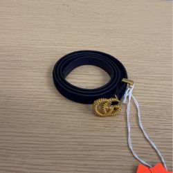 92915 Striped Web Gg Navy Belt 91094