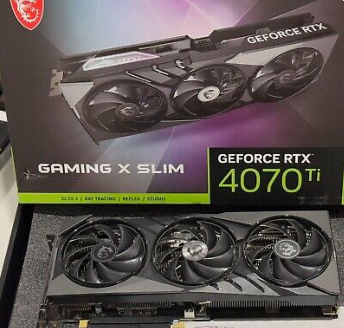 MSI RTX 4070Ti Gaming Slim Unbox