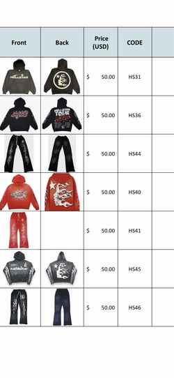 hellstar hoodies and pants