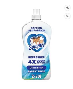 Suavitel Refresher Fabric Rinse, 4X Odor Action, Ocean Fresh Scent, 25.5 fl oz