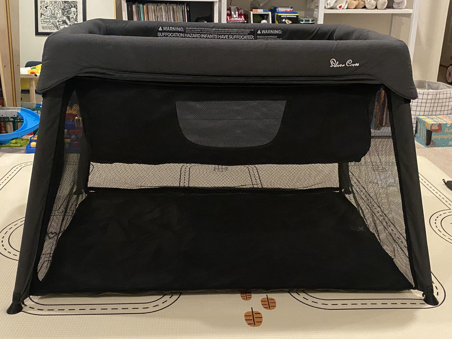 3-in-1 Silver Cross Sleep & Go Travel Crib (with bassinet)