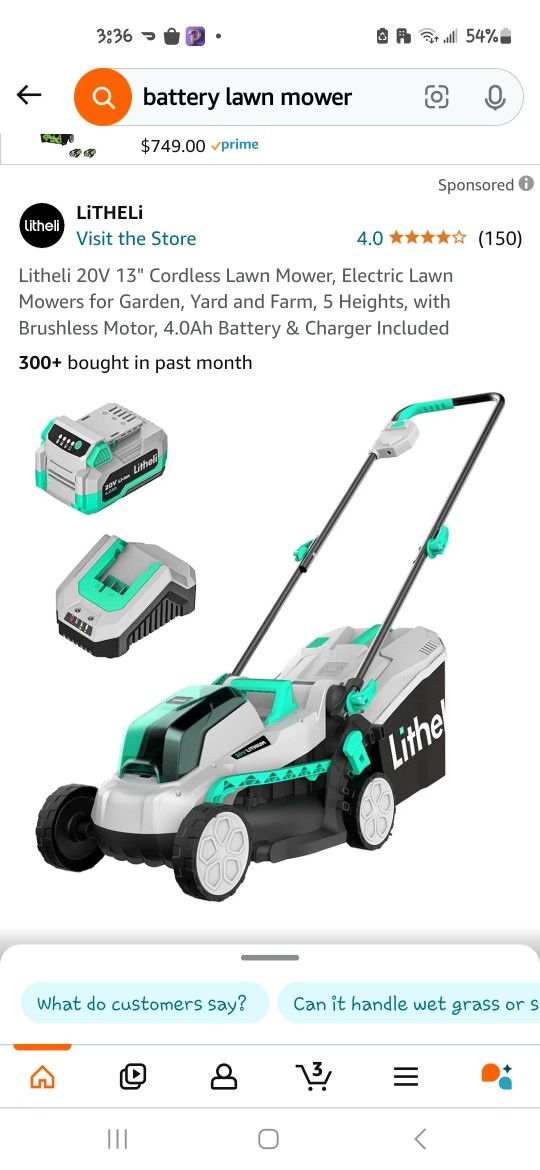 Cordless Lawn Mower