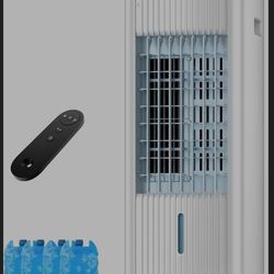 Portable Air Conditioners, 3-IN-1 Evaporative Air Cooler w/ 4 Ice Packs, 3L Water Tank, 7H Timer for Auto-Off, Swamp Coolers Portable Ac with 70° Osci