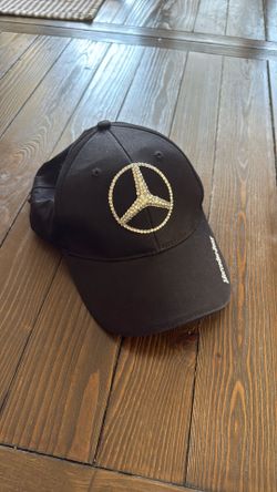 Mercedes Benz Swarovski Crystal Adjustable Cap