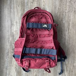 Nike backpack Maroon & Black