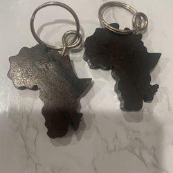 HAND MADE AFRICAN ART KEYHOLDERS
