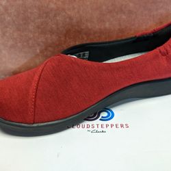 Cloudsteppers By Clarks Women's Sillian Jetay - Size 7.5 - Red - New