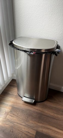 stainless steel trash can 30L