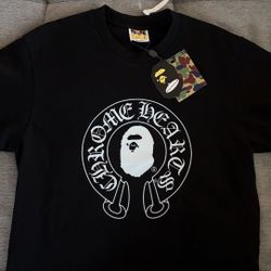 Bape X Chrome Heart Shirt 