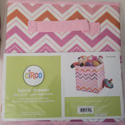 6 Closetmaid Cubical Fabric Drawer Fun Pink Print 10.5 X 10.5 X 11 Box Of 6 New