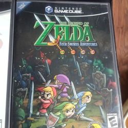 GAMECUBE ZELDA THE FOUR SWORDS GAME $125 FINAL PRICE 
