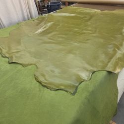 Tasman Green Leather 2 Full Hydes