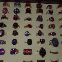 Sterling Silver Gemstone Rings 