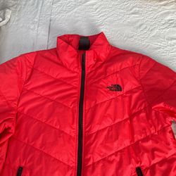 North face red jacket 