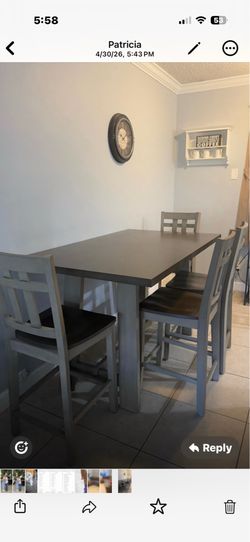 Table and chairs