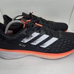 adidas SL 20 Shoes Mens 11 Signal Coral Black Road Running Athletic Gym Sneakers
