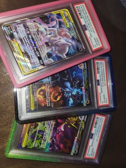 Psa 10 Pokémon cards mega  gengar mew mewtwo mega charizard