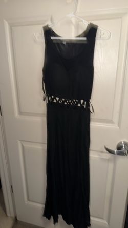 Black maxi dress