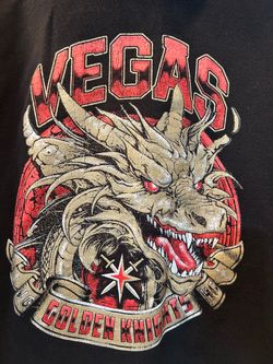 Vegas golden knights violent gentlemen hoodie men’s size medium dragon design rare limited release