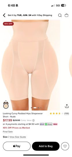 Looking Curvy Padded Hips Shapewear
