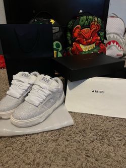 Amiri ma-1 Crystal White